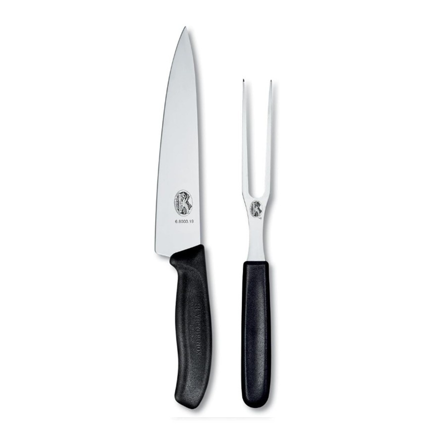 Victorinox Swiss Army Carving Set 8" Carver & Fork BX