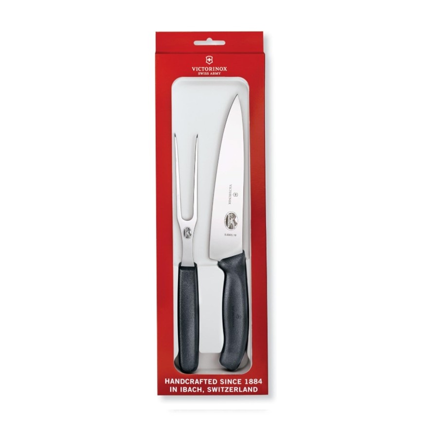 Victorinox Swiss Army Carving Set 8" Carver & Fork BX