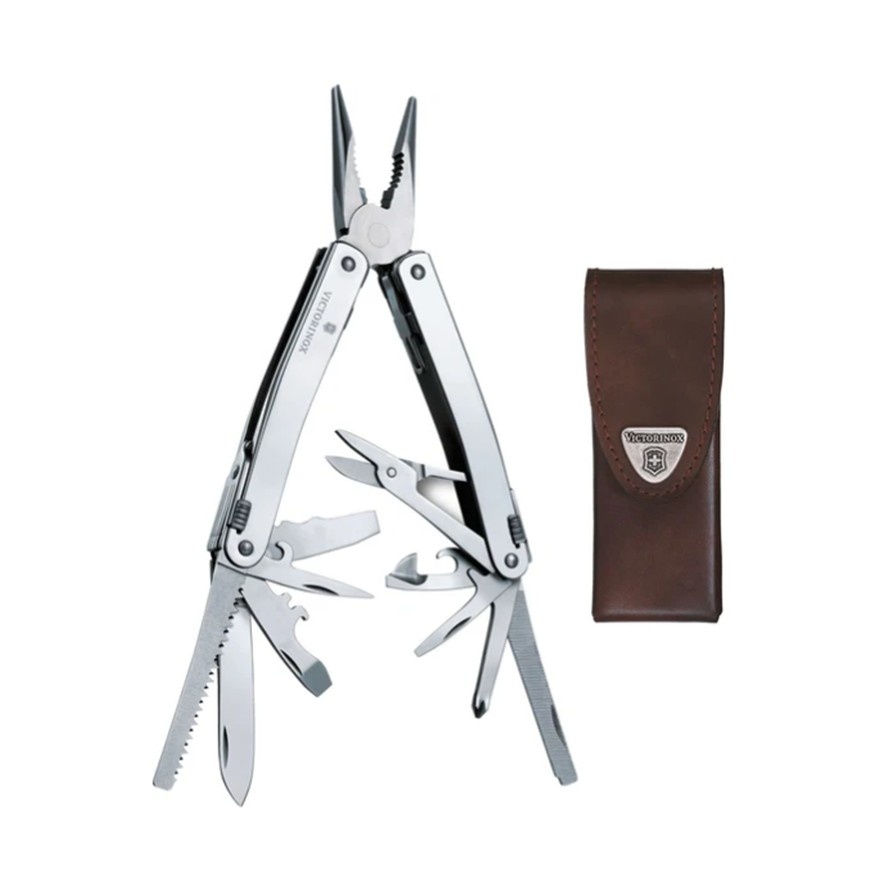 Victorinox Swiss Army Swisstool Spirit X Pointed/ Lea