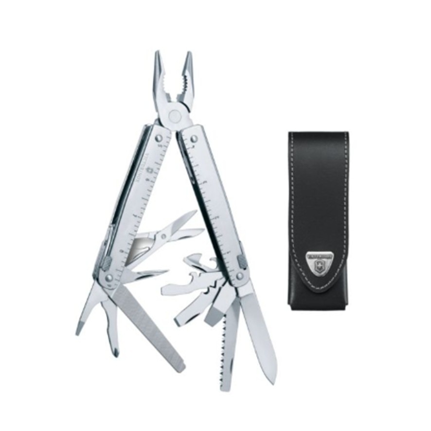 Victorinox Swiss Army Swisstool X in Leather Pouch