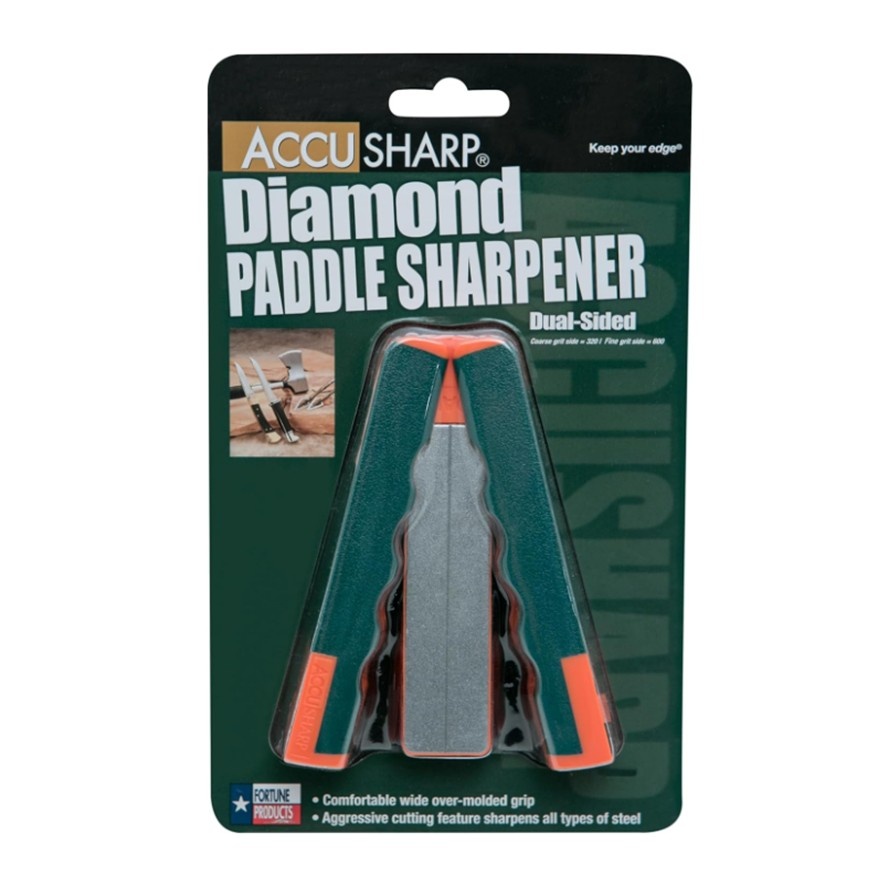 Accusharp Diamond Paddle Sharpener - Orange