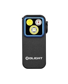 Oclip PRO Clip on Flashlight with Floodlight Spotlight and Red Light- Black