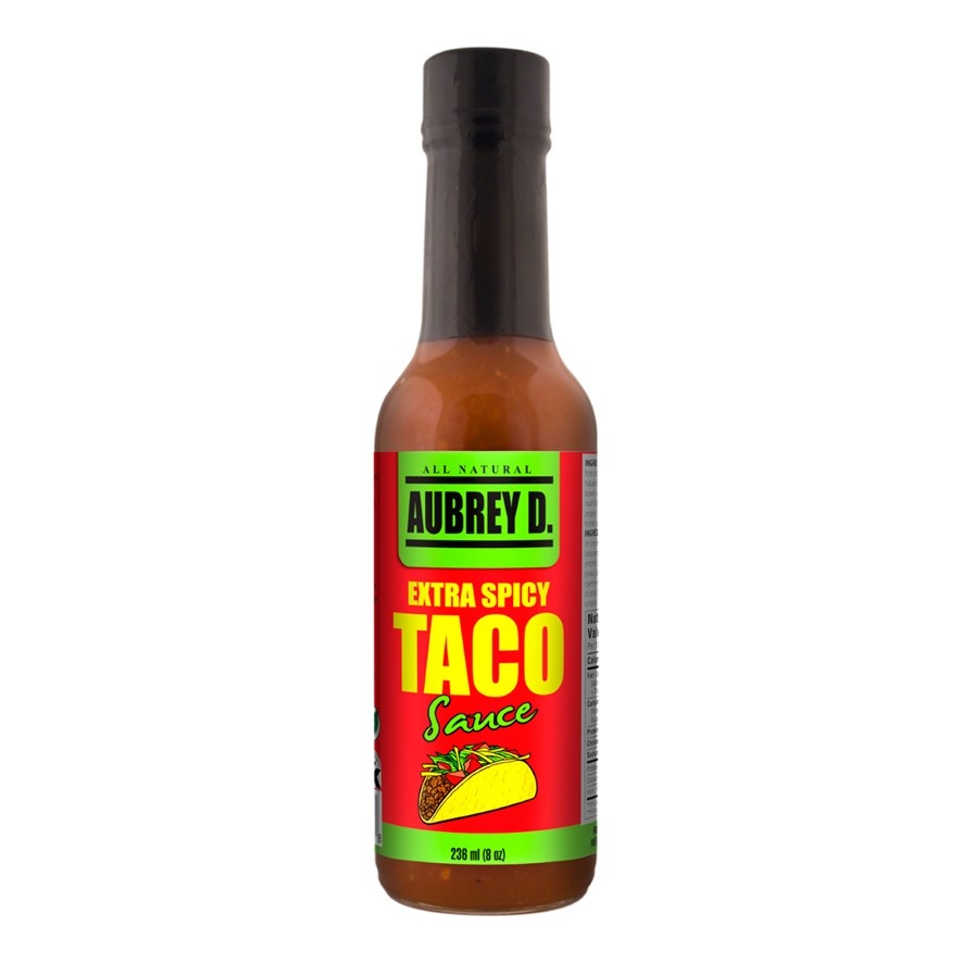 Aubrey D. Rebel Hot Condiments Extra Spicy Taco Sauce