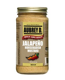 Aubrey D. Hot Condiments | Jalapeno Horseradish Mustard
