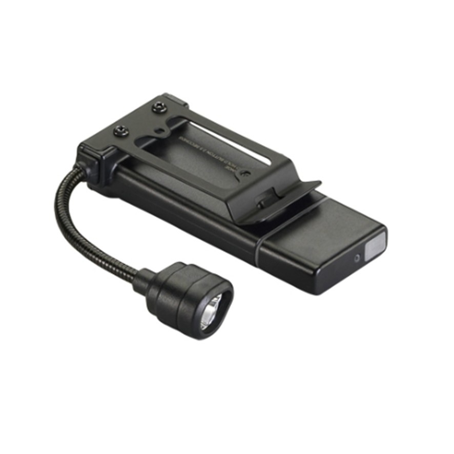 CLIPMATE USB Clip Light - Black with White and Red LEDs