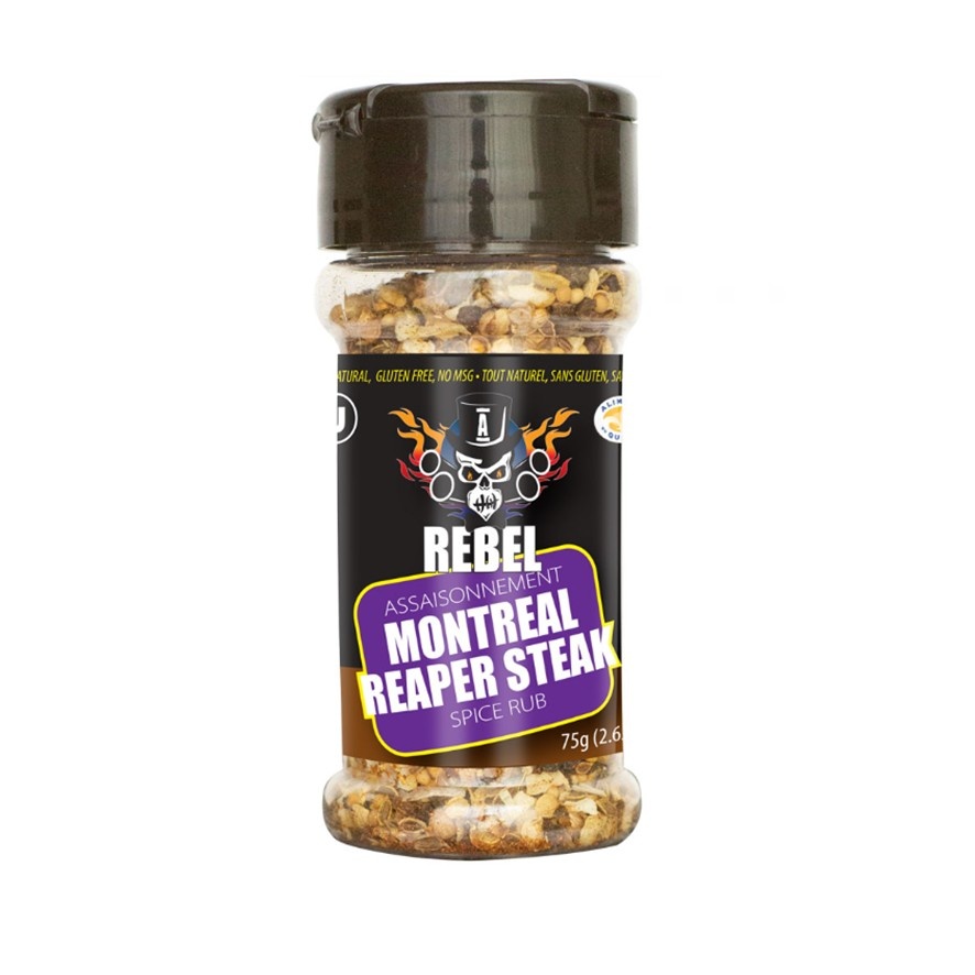 Aubrey D. Rebel Rub - 75g | Montreal Reaper Steak