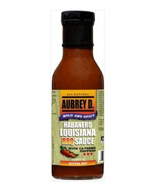 Hot BBQ Sauces - 375ml | Habanero Louisiana Sauce with Cayenne Peppers