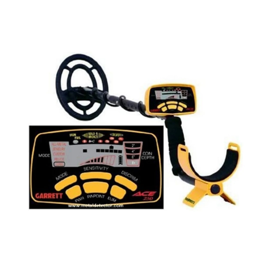 Garrett ACE 250 Metal Detector w/6.5"x9" PROformance Concentric Searchcoil