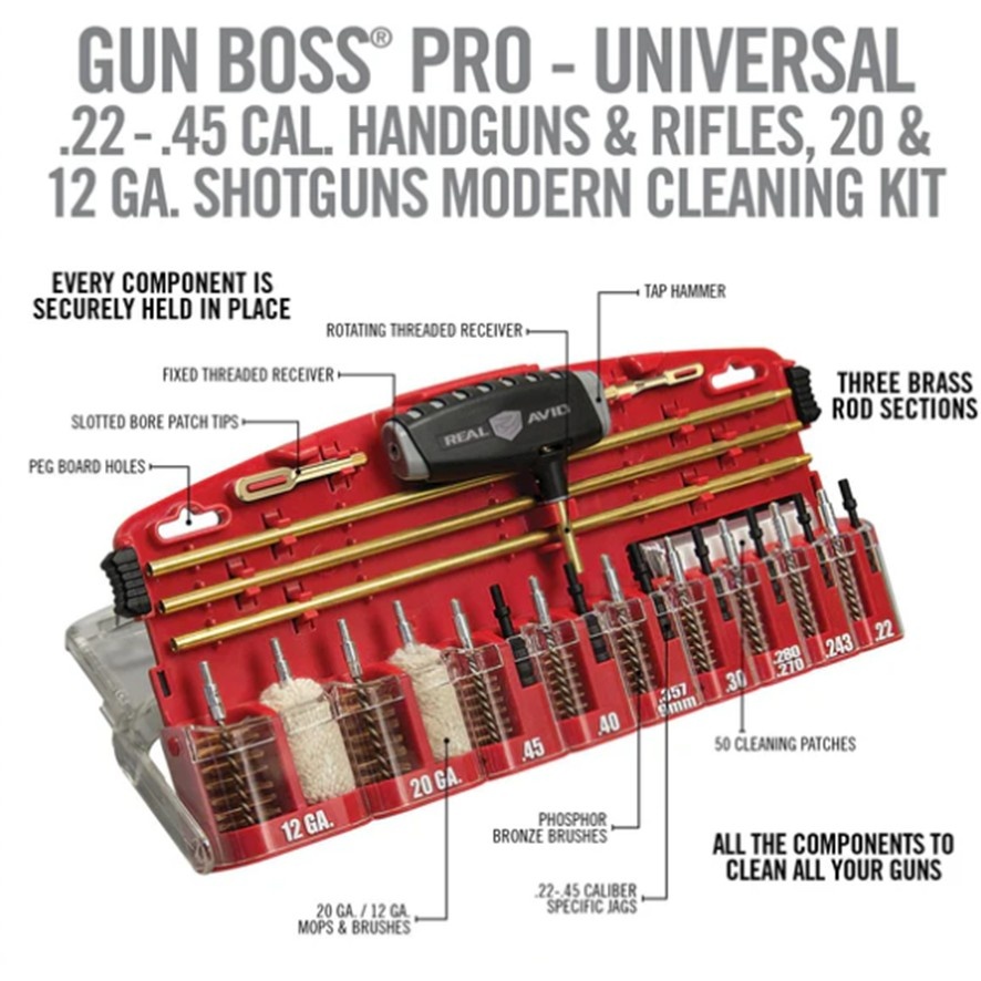 Real Avid Gun Boss Pro Universal Cleaning Kit
