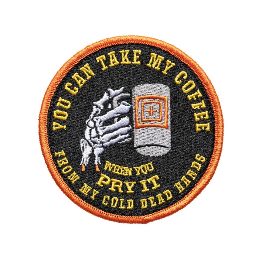 5.11 Tactical Cold Dead Caffeine Patch Orange