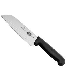 Santoku 17cm 7 Granton BLACK