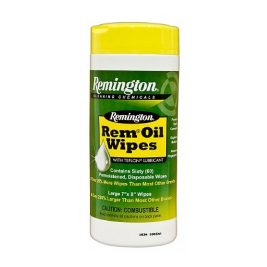 Remington Rem Oil Wipes 7"x8"