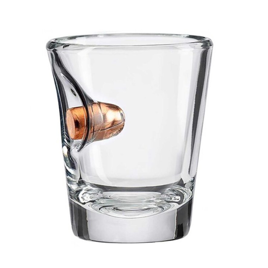 BenShot "Bulletproof" 2 oz Shot Glass .45 ACP