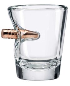 "Bulletproof" Shot Glass .308 Canada Flag Etched - 2 oz "Bulletproof" Shot Glass .308 Canada Flag Etched - 2 oz