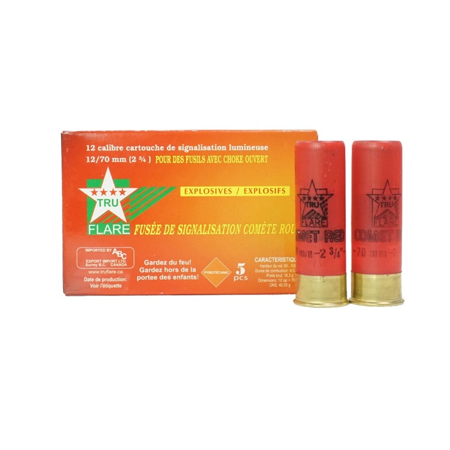 Tru Flare 12GA Red Comet Flares
