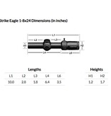 Vortex Strike Eagle 1-8x24 Riflescope with AR-BDC3 Vortex Strike Eagle 1-8x24 Riflescope with AR-BDC3