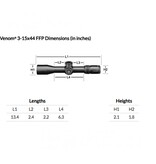 Vortex Venom 3-15x44 FFP Riflescope EBR-7C MOA