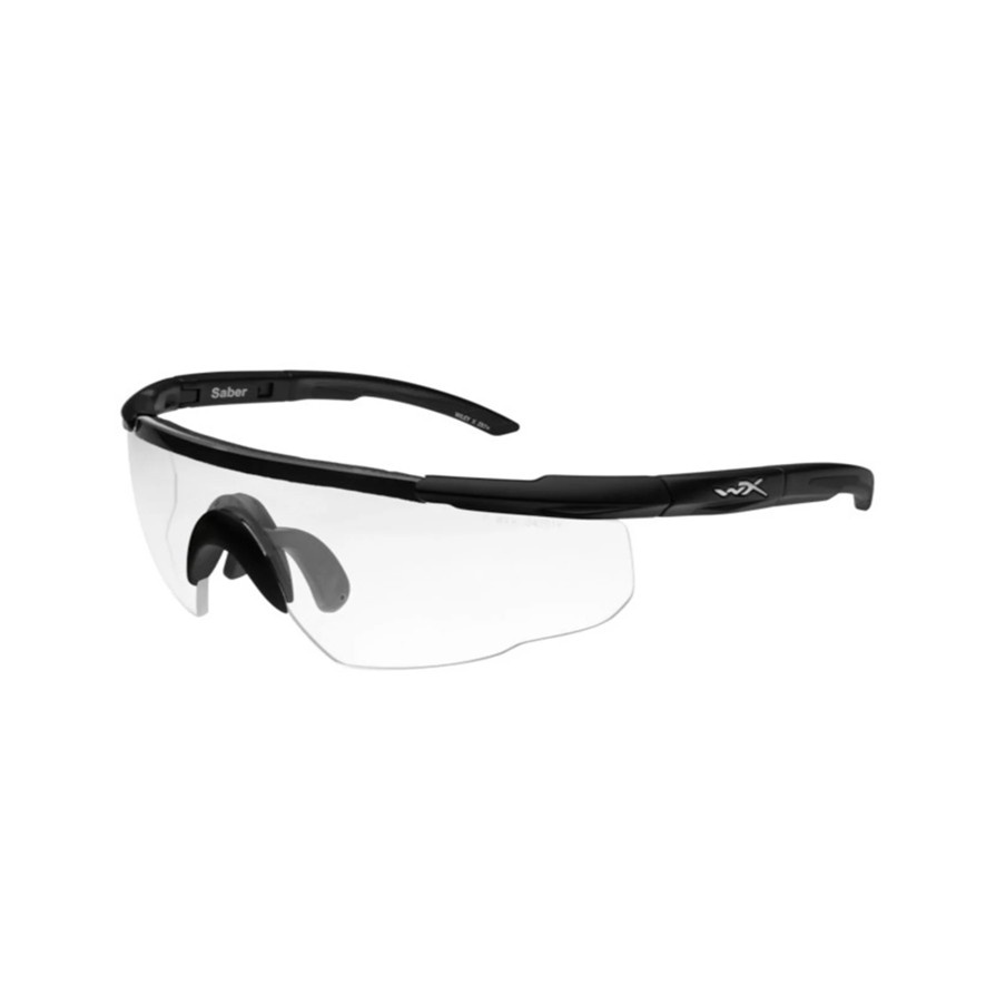 Wiley X Saber Advanced Clear Lens/Matte Black Frame