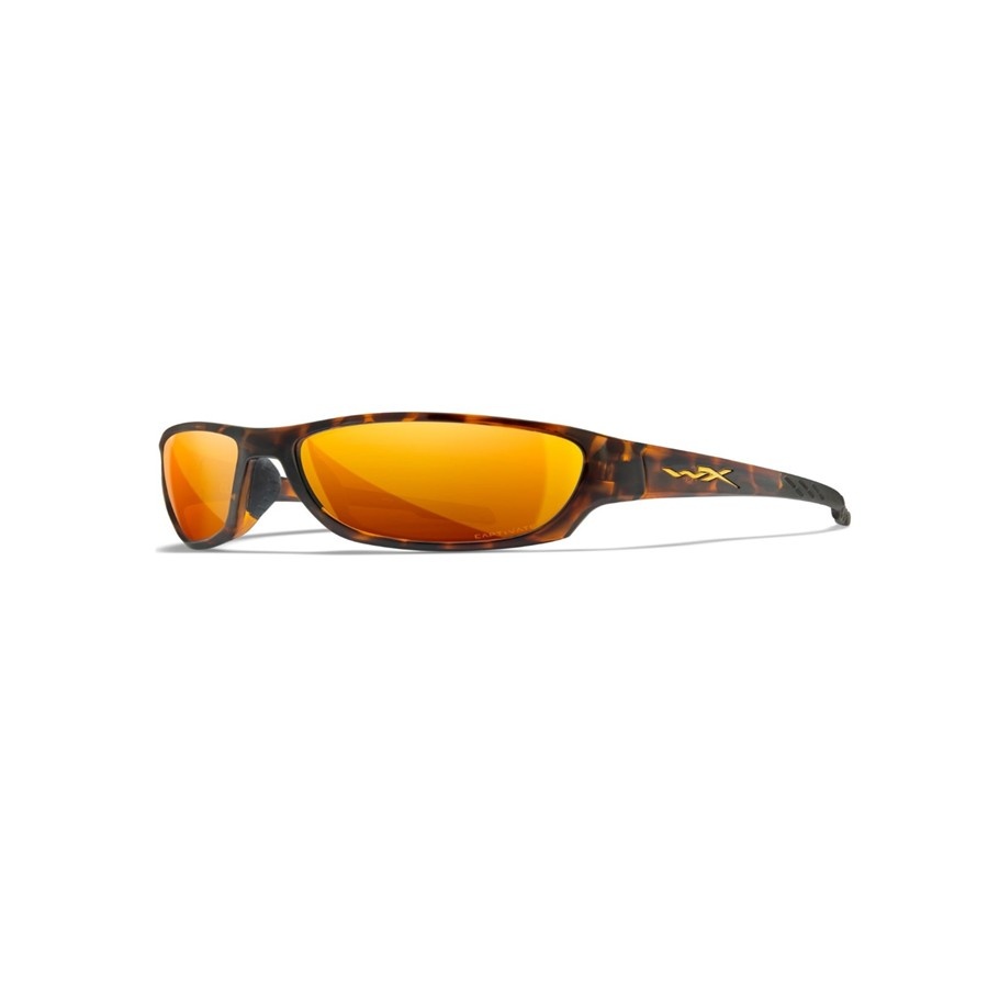 Wiley X Climb Captivate Pol Bronze Mirror / Gloss Tortoise Frame