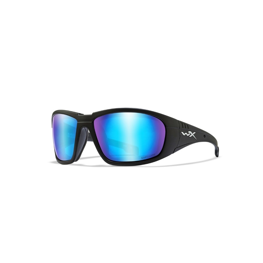 Wiley X BOSS Polarized Blue Mirror/Matte Black Frame
