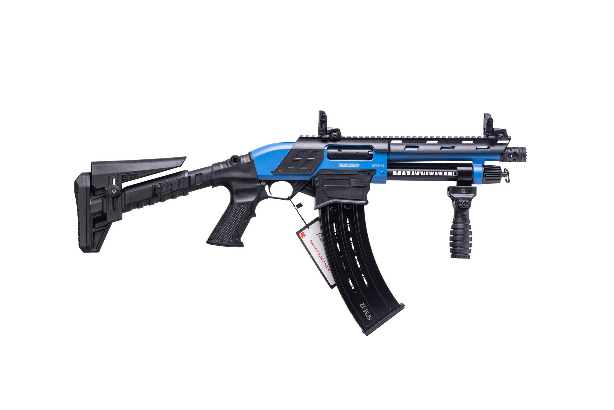 Federation Firearms SPM-12 9″ Shorty, 12ga 3″ Magazine-Fed Pump Action Shotgun