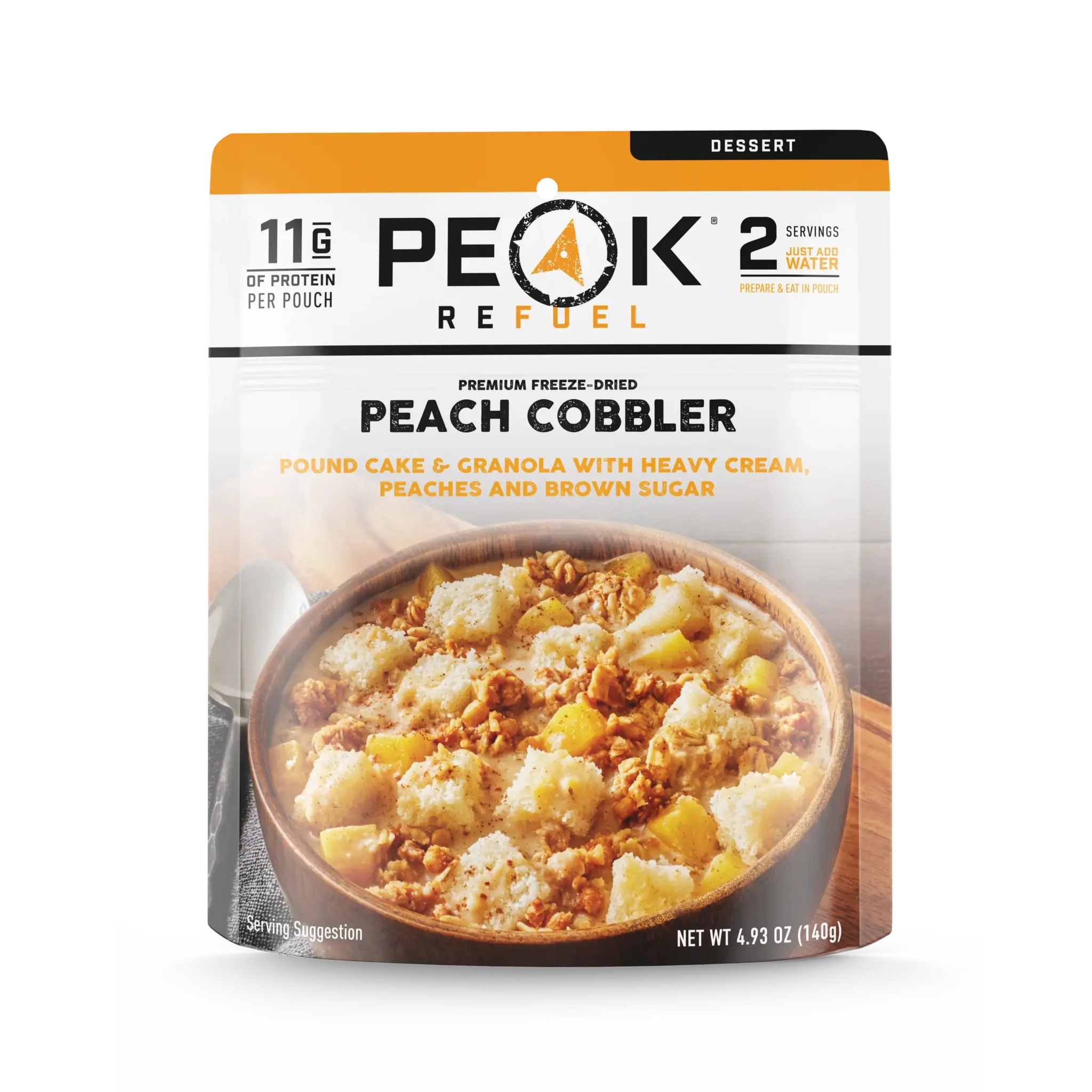 Peak Refuel Peach Cobbler