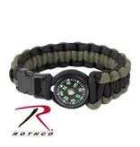 Rothco Paracord Compass Bracelet 8 Inches Rothco Paracord Compass Bracelet 8 Inches