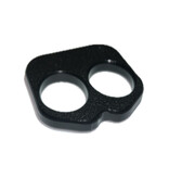 Black Polymer Knuckles - Two Finger