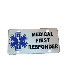 Medical First Responder License Plate