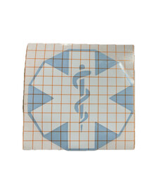 White EMS Window Decal - 6"x6"