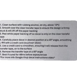 Cache Tactical Blue Reflective EMS Window Decal - 6"x6"