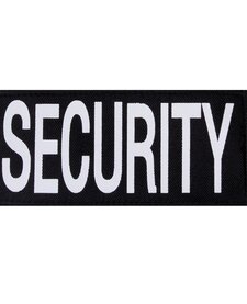 Embroidered Security Patch