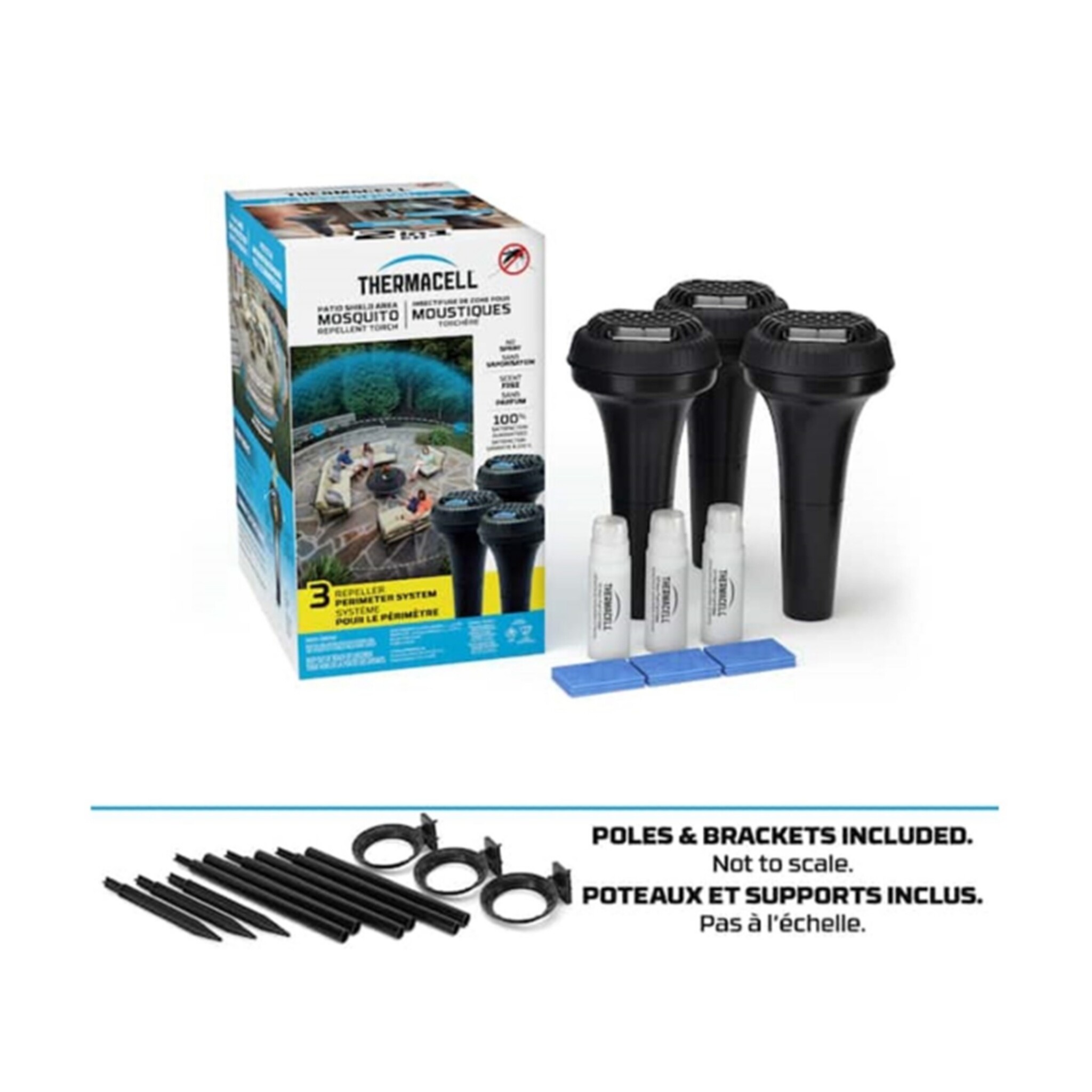 Thermacell Repeller Perimeter 3 Pack System