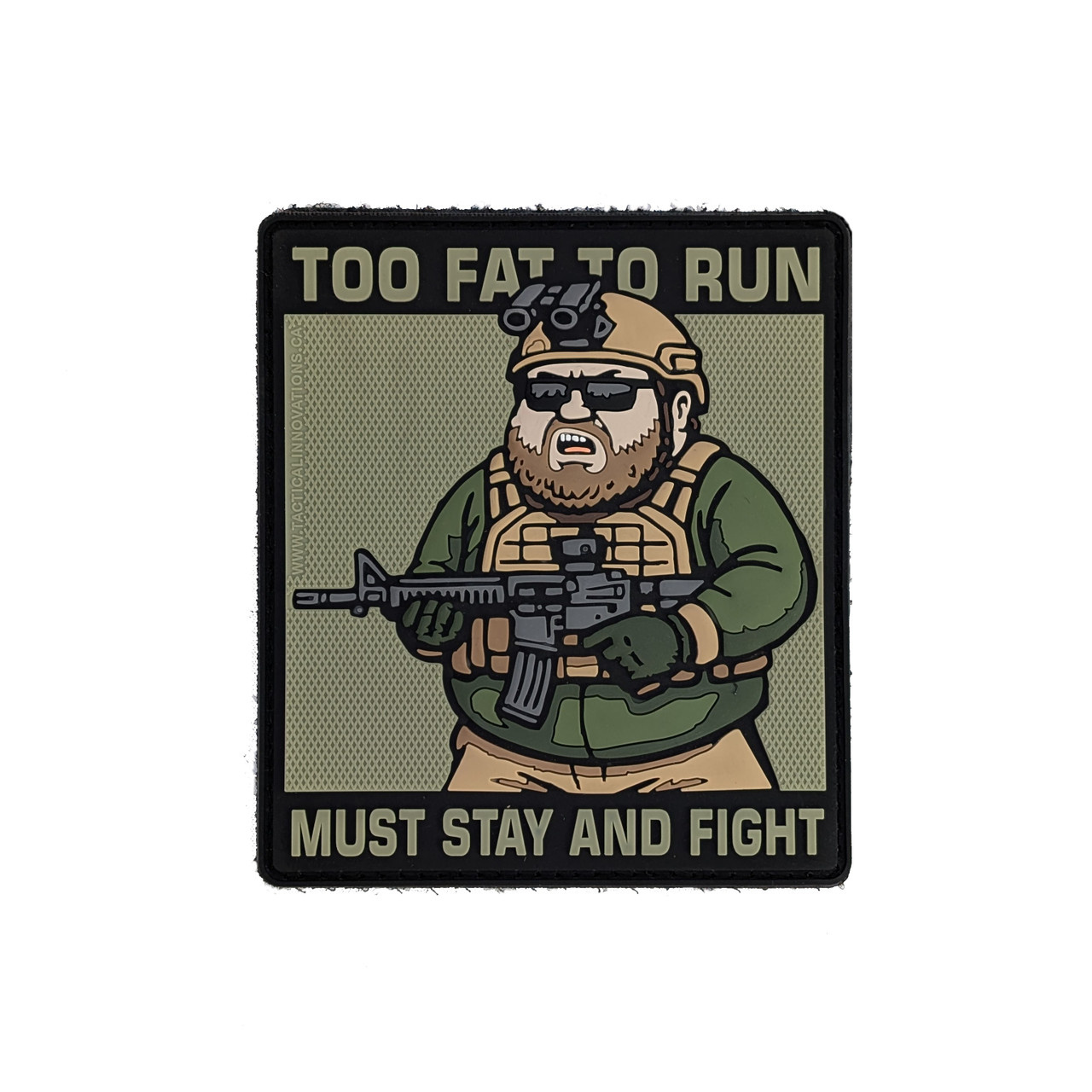 Tactical Innovations Canada PVC Patch - Stay and Fight