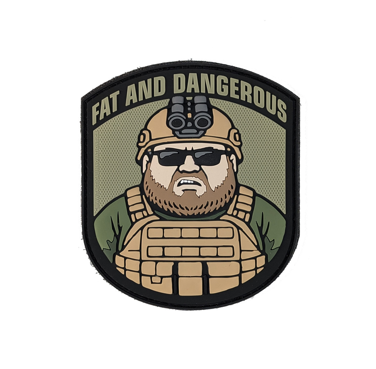 Tactical Innovations Canada PVC Patch - Fat and Dangerous