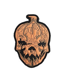 PVC Patch - Halloween Jack-o-lantern - Glow