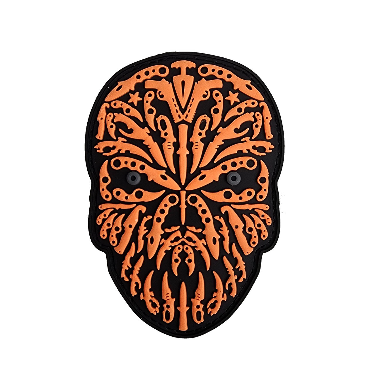 Tactical Innovations Canada PVC Patch - Halloween Skull - Glow