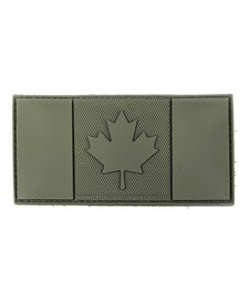 Morale Patch - Canadian Flag 2x4 - Subduded Green Morale Patch - Canadian Flag 2x4 - Subduded Green