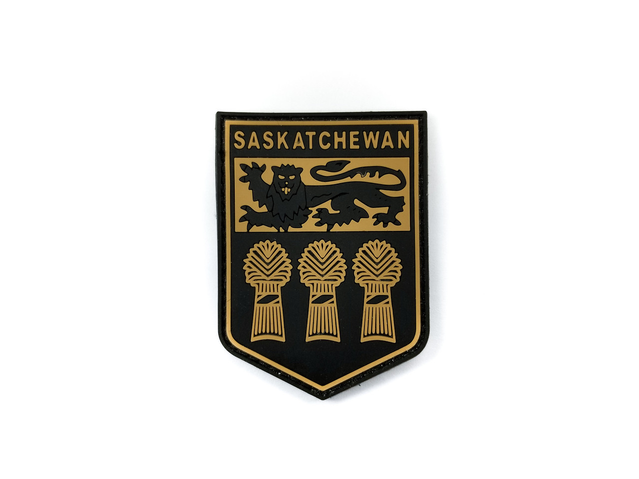 Tactical Innovations Canada PVC Patch - Saskatchewan  Shield - Tan