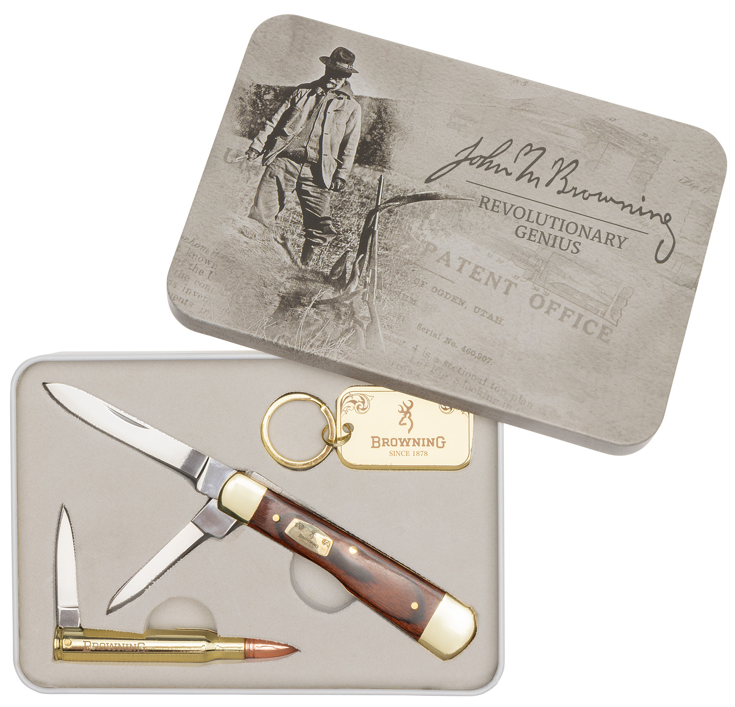 Browning John M Browning 2025 Knife Tin