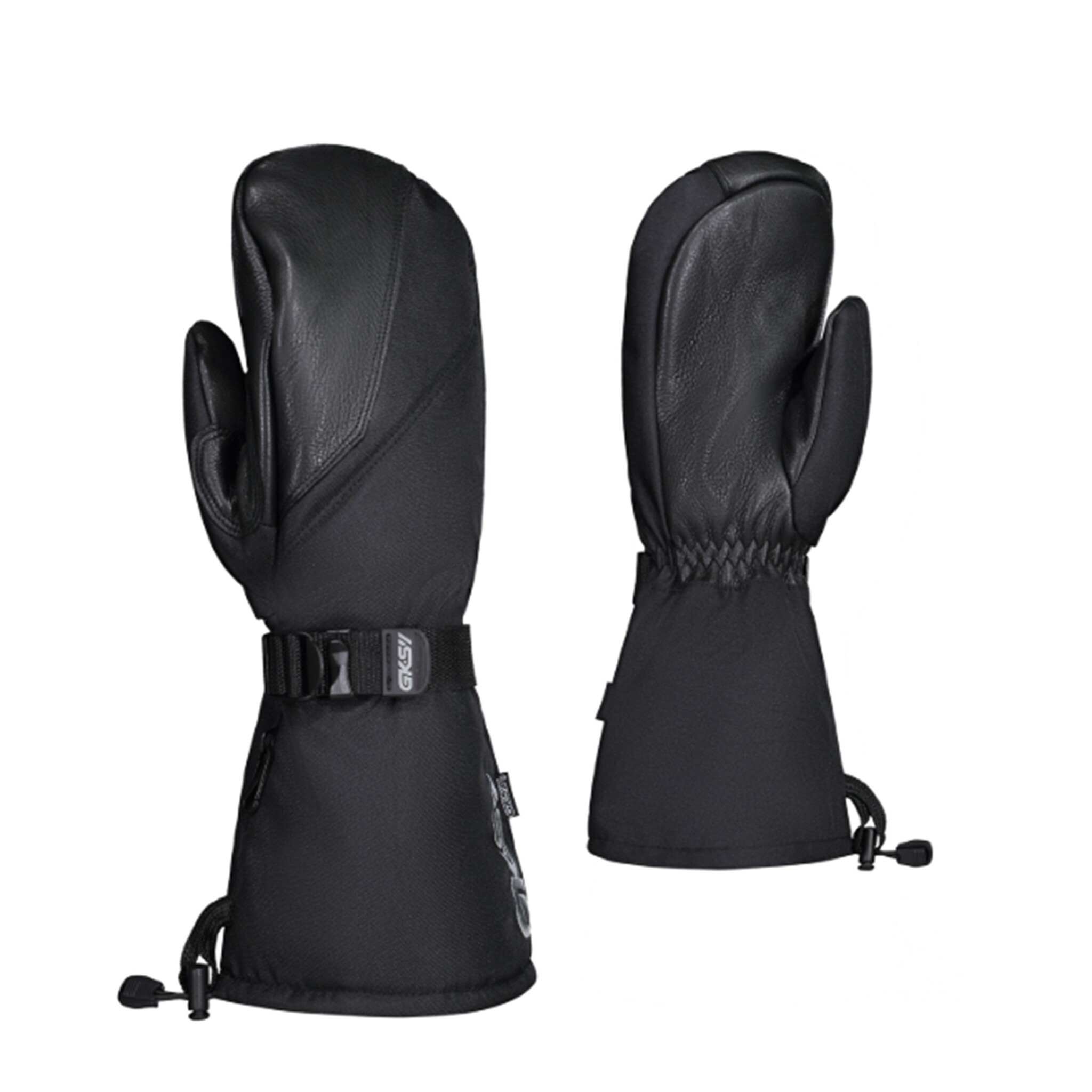 GKS Nylon and Genuine Deerskin Leather Mitts