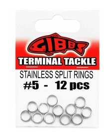 Stainless Split Rings, #5, 12pc