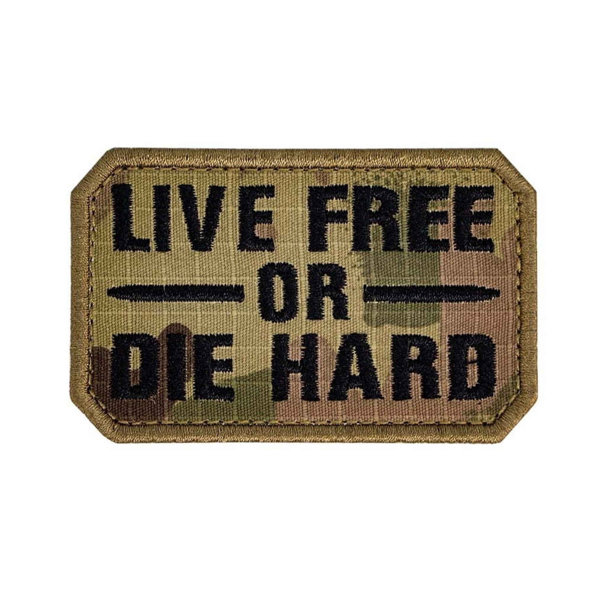 Merica Life Live Free Or Die Hard Patch