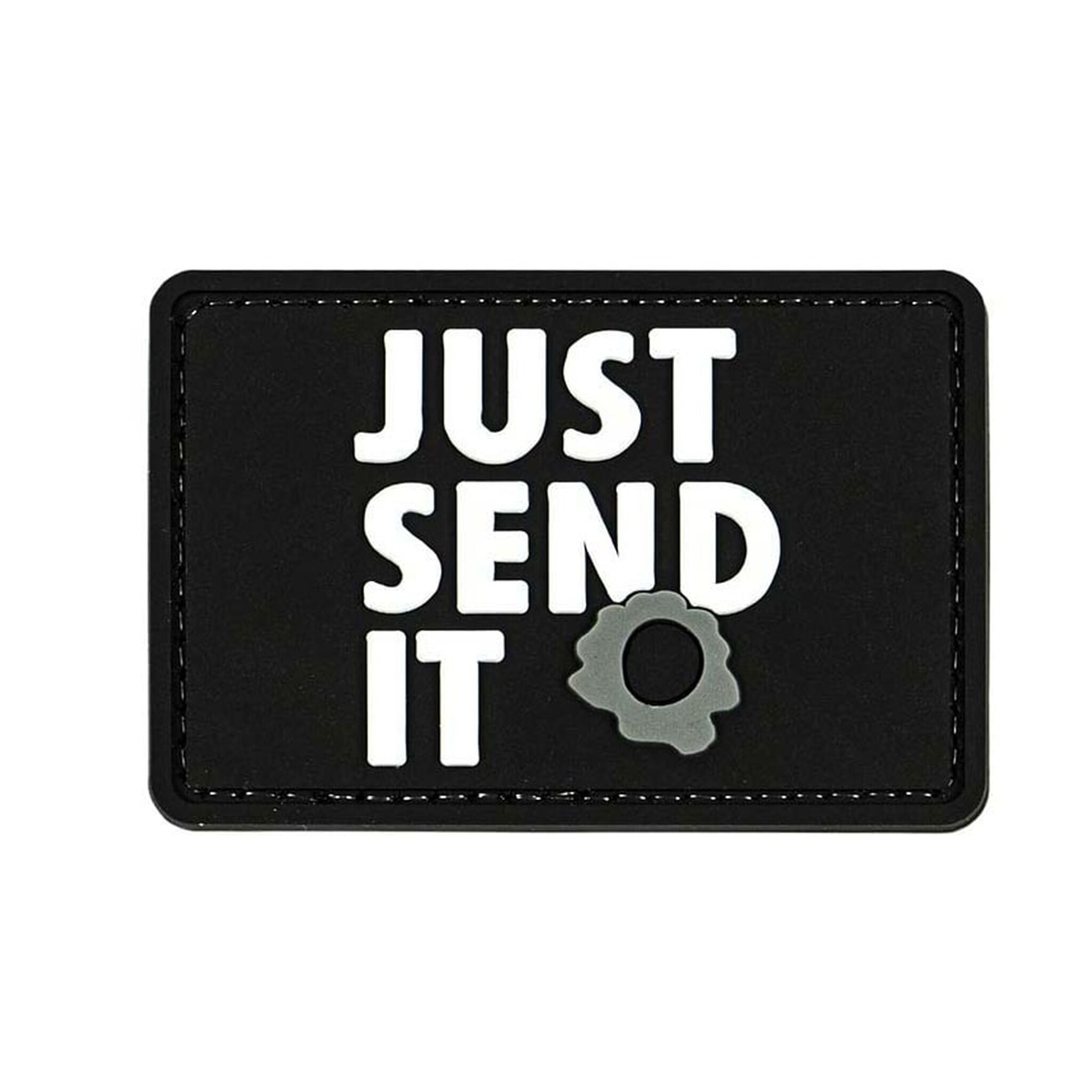 Merica Life Just Send It - Black & White Patch