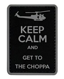 Get to the Choppa Patch - Black & Grey