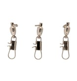 Danielson Ball Bearing, Swivel, Nickel, 3pk