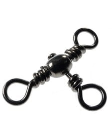 Crossline, Swivel, Black, Size 1/0, 3pk