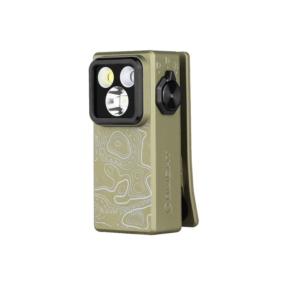 Olight Oclip Ultra Clip-on EDC Light W/ Flood, Spot and UV Modes