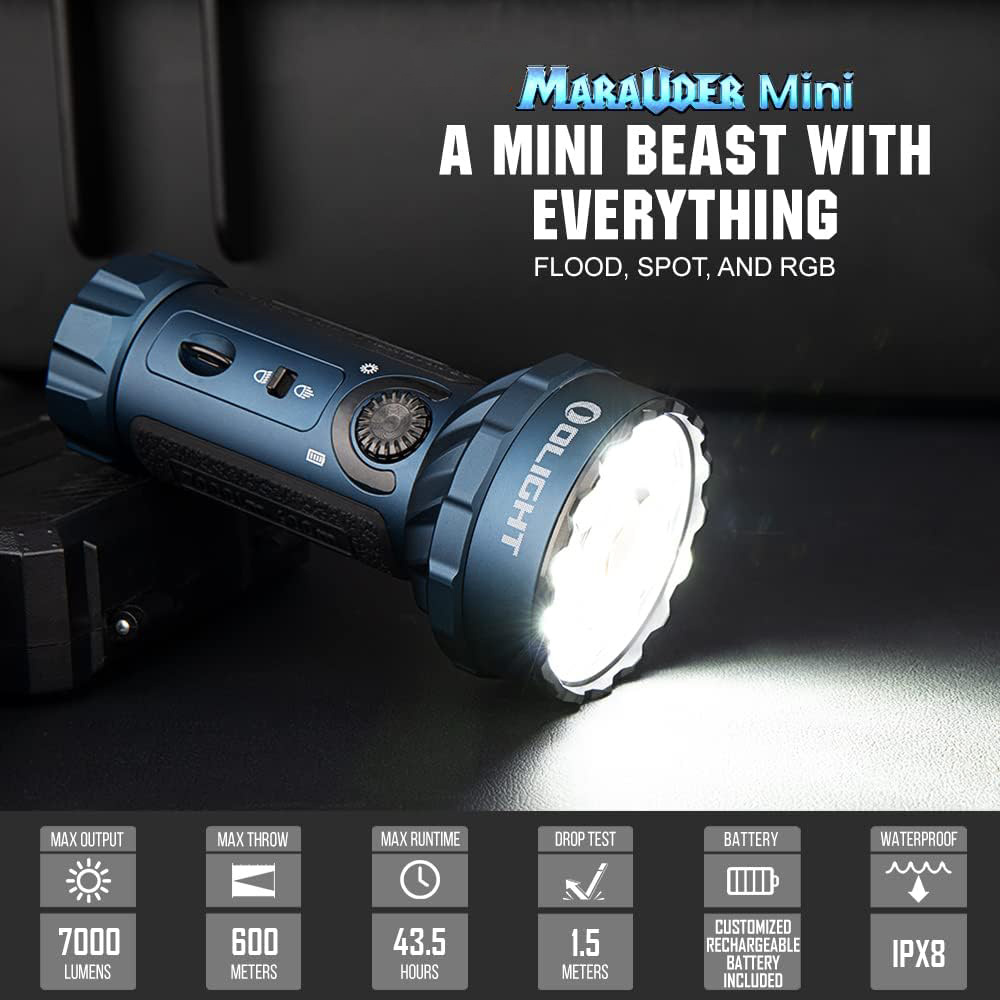 Olight Marauder Mini Powerful LED Flashlight