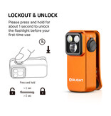 Olight Oclip Pro - Clip on Flashlight w/ Floodlight, Spotlight and Red Light